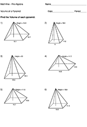 Volume of a Pyramid - MathVine.com
